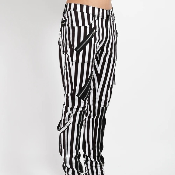 TRIPP NYC SLIM LEG BONDAGE PANT MEDIUM STRIPE - Picture 4 of 12